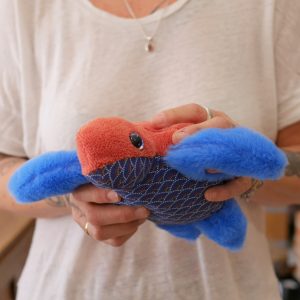 Peluche bébé Tortue orange