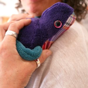 Peluche bébé Tortue violette