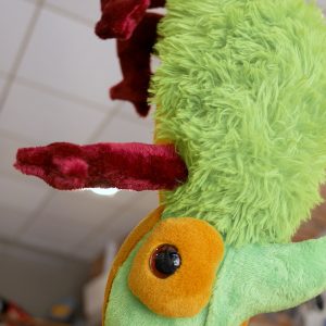 Peluche Caméléon vert
